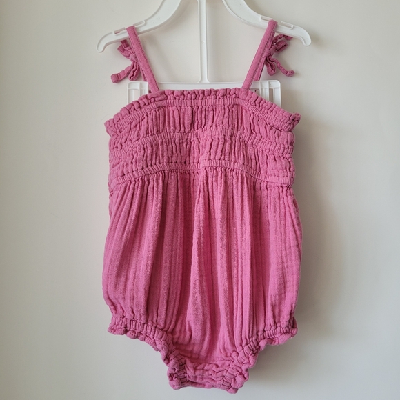 Old Navy Floral Dress and Smocked Playsuit Bundle Baby Girl 18-24 Months - Picture 13 of 15